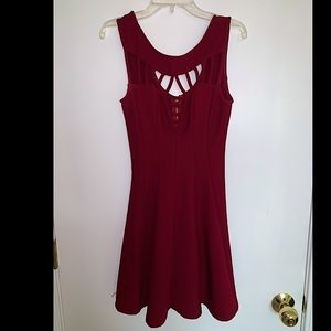 Windsor Cabernet Formal Mini Dress
